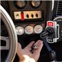 FULARR 5Pcs Professionnel Voiture Commutateur à Levier avec Capuchon Etanche, ON-OFF 2 Positions 2 Broches SPST Métal Interrupte