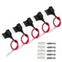 FULARR® 5Pcs Premium ACU Moyen Add-A-Circuit Porte-Fusible, Lame Style Fusible Tap Adaptateur, avec Gratuits Standard Lame Fusib