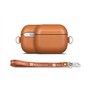 Haobobro Étui en Cuir avec dragonne Amovible pour Apple AirPods (3ᵉ génération) - Fabriqué à la Main - Cover Protection AirPods
