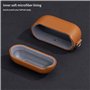 Haobobro Étui en Cuir avec dragonne Amovible pour Apple AirPods (3ᵉ génération) - Fabriqué à la Main - Cover Protection AirPods 
