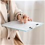 12 Pinces à Presse-papiers, Clipboard Clips Métalliques avec Trou de Suspension Rétractable, Clips de Fixation avec pour Bureau,