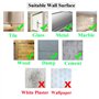8 Pcs Pince à Verre, Pince à Verre Pince Support, Alliage de Zinc Fixations Réglable Support, pour Tablettes en Verre de 6-10 mm