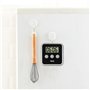 FanJu FJ231 Minuterie de Cuisine Numérique avec Grand Affichage Numérique / Alarme Forte / Dos Magnétique / Stand Pliable / Opér