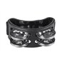 Tambourin à pied instrument de musique à percussion pour bras et pieds (noir, 1pc)