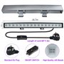 Eleganted LED UV Tube 36W Tube Lumière Noire,64 LEDs Violet Lampe Barre IP66 Étanche Extérieur Projecteur UV Eclairage pour Noël