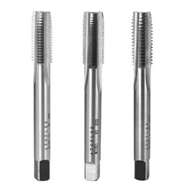 Atoplee Tarauds à fileter， Lot de 3 tarauds métriques HSS M10 filetage à droite (M10 x 1