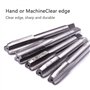 Atoplee Tarauds à fileter， Lot de 3 tarauds métriques HSS M10 filetage à droite (M10 x 1,0 / M10 x 1,25 / M10 x 1,5)