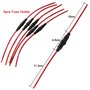 FULARR® 175Pcs 5X20mm Professionnel Voiture Fast-Souffler Verre Tube Fusible Kit: 150Pcs Verre Tube Fusible + 20Pcs Fusible Sièg