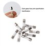 FULARR® 175Pcs 5X20mm Professionnel Voiture Fast-Souffler Verre Tube Fusible Kit: 150Pcs Verre Tube Fusible + 20Pcs Fusible Sièg
