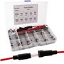 FULARR® 125Pcs 6X30mm Professionnel Voiture Fast-Souffler Verre Tube Fusible Kit: 100Pcs Verre Tube Fusible + 20Pcs Fusible Sièg