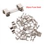 FULARR® 125Pcs 6X30mm Professionnel Voiture Fast-Souffler Verre Tube Fusible Kit: 100Pcs Verre Tube Fusible + 20Pcs Fusible Sièg