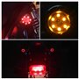 SFONIA 4pcs Indicateurs De Moto 13LED Clignotants Lumières 12V Étanche Indicateur De Roulement Clignotant Universel pour Moto Sc