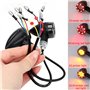 SFONIA 4pcs Indicateurs De Moto 13LED Clignotants Lumières 12V Étanche Indicateur De Roulement Clignotant Universel pour Moto Sc