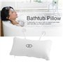 DEWIN Coussin Baignoire, Antidérapant Oreiller de Baignoire Coussin Spa Coussin de Bain Oreiller Spa Baignoire avec Ventouses