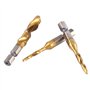 DEWIN Foret Taraudeur, Jeu de Taraud Filetage Métrique Taraudage M3 M4 M5 M6 M8 M10 Coffret Forets et Tarauds HSS Revêtus de Tit