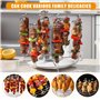 mongtsamz Grille Air Fryer, Acier Inoxydable Grille pour Air Fryer Réutilisable Supports de Friteuse à Air Comprimé 16x16x10CM A