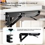 mongtsamz Support Clavier Réglables Extension Bureau, 2 Pièces Support de Plateau d'Extension Étagère Plateau de Clavier Pliable