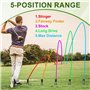 duozoanz Ramasse Balle Golf, Tee de Golf Marqueur Balle Golf, Mini Tee Golf Plastique Tapis Mesure Accessoire Mini Outil Leger P
