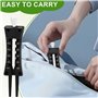 duozoanz Ramasse Balle Golf, Tee de Golf Marqueur Balle Golf, Mini Tee Golf Plastique Tapis Mesure Accessoire Mini Outil Leger P