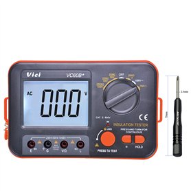 NKTECH VICI VC60B+ Testeur de mégohmmètre numérique Mégohm Isolant LCD DC AC Tension Résistance DC-250/500/1000V AC-750V Multimè