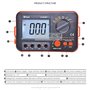 NKTECH VICI VC60B+ Testeur de mégohmmètre numérique Mégohm Isolant LCD DC AC Tension Résistance DC-250/500/1000V AC-750V Multimè
