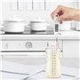 Joeji's Kitchen Thermomètre Numérique pour Viande Thermometre Cuisson 5 Secondes pour Afficher les Chiffres,Écran LCD, avec Bout