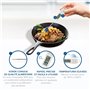 Joeji's Kitchen Thermomètre Numérique pour Viande Thermometre Cuisson 5 Secondes pour Afficher les Chiffres,Écran LCD, avec Bout