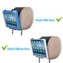 TFY Support pour Appuie-tête de Voiture avec Angle Ajustable pour 6-12.9 Pouces Tablettes