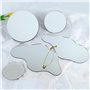 Lot de 5 accessoires de photographie en acrylique - Réflecteur - Pour bijoux et cosmétiques