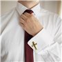 TINGWEN Classique Brillant Métal Boutons de Manchettes Homme Boutons de manchette croix rétro à la mode Boutons de Manchette Che
