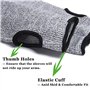 Résistance aux coupures Knit manches protection de niveau5,Slash résistant Sécurité de protection Bras manches avec fente pour p
