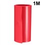 sourcing map Gaine Thermorétractable PVC Emballage Batterie Tube 105mm Plat Largeur pour 18650 Puissance Fournitures 1 Mètre Lon