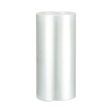 sourcing map Gaine Thermorétractable Emballage Batterie 85mm Plat PVC Tube 1m Longueur pour 18650 Batterie Transparent