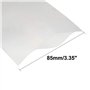 sourcing map Gaine Thermorétractable Emballage Batterie 85mm Plat PVC Tube 1m Longueur pour 18650 Batterie Transparent