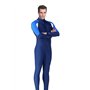 DIVE&SAIL Femmes Hommes Combinaison de Plongée Zippé Anti-UV Manches Longues pour Plongée Natation Surf (Homme