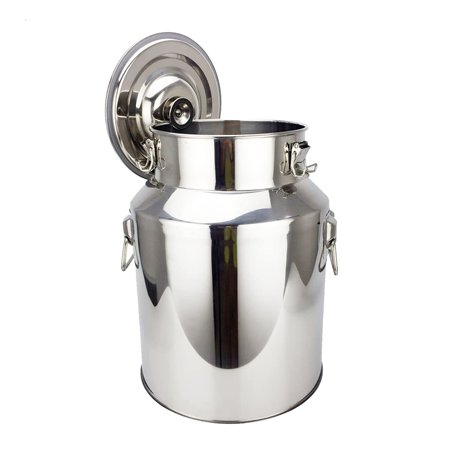 Bidon à Lait Acier Inoxydable 304 Seau à vin Boîte de Transport de Lait Cruche fourre Tout pour Le Transport de Boissons soupes