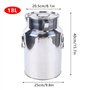 Bidon à Lait Acier Inoxydable 304 Seau à vin Boîte de Transport de Lait Cruche fourre Tout pour Le Transport de Boissons soupes 