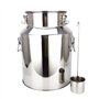 Bidon à Lait Acier Inoxydable 304 Seau à vin Boîte de Transport de Lait Cruche fourre Tout pour Le Transport de Boissons soupes 