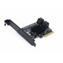 Computer District - Carte Controleur SATA III Raid (SATA 3) - Bus PCIe (PCI-E) 4X vers 4 Ports SATA 3 (SATA III) - Chipset Marve