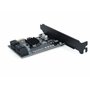 Computer District - Carte Controleur SATA III Raid (SATA 3) - Bus PCIe (PCI-E) 4X vers 4 Ports SATA 3 (SATA III) - Chipset Marve