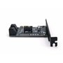 Computer District - Carte Controleur SATA III Raid (SATA 3) - Bus PCIe (PCI-E) 4X vers 4 Ports SATA 3 (SATA III) - Chipset Marve