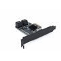 Computer District - Carte Controleur SATA III Raid (SATA 3) - Bus PCIe (PCI-E) 4X vers 4 Ports SATA 3 (SATA III) - Chipset Marve