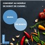 Lichtblau Pignon droit pour robot de cuisine Bosch 177498 00177498 I Roue dentée rechange pour entraînement engrenage MUM4 I Piè