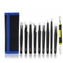 DXIA Lot de 10 Brucelles Anti-statique Pincettes