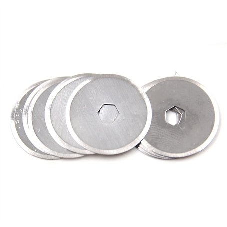 Chiloskit Lot de 10 lames de cutter rotatives de 18 mm