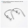 YEYIT Lot de 6 boulons en U en acier inoxydable 304 M6 x 51 mm u bolt stainless durable antirouille boulons en u avec rondelle d
