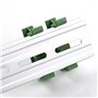 BuxiuGK 10 Ensembles(20Pièces) 35mm DIN C45 Adaptateurs de Rail de Montage Support pour le montage sur rail DIN C45,Vert