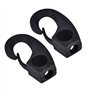Dilwe 6 Pcs Kayak d'arrimage, Multi Purpose Haute Résistance en Nylon Noir Clip d'arrimage Crochets pour Kayak canoë Bungee