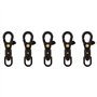 Lot de 5 mousquetons d'escalade Mini SF escalade Snap Clip Crochet EDC tactique Survie Équipement pour sports en plein air Campi