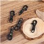 Lot de 5 mousquetons d'escalade Mini SF escalade Snap Clip Crochet EDC tactique Survie Équipement pour sports en plein air Campi